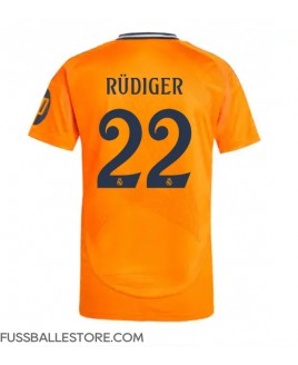 Günstige Real Madrid Antonio Rudiger #22 Auswärtstrikot 2024-25 Kurzarm